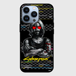 Чехол для iPhone 13 Pro Johnny Джонни Cyberpunk2077, цвет: 3D-черный