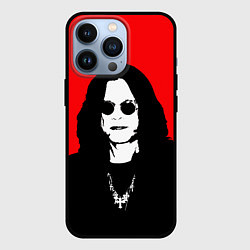 Чехол для iPhone 13 Pro OZZY OSBOURNE ОЗЗИ ОСБОРН, цвет: 3D-черный