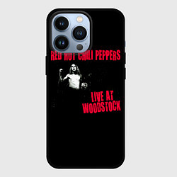 Чехол для iPhone 13 Pro Live at Woodstock - Red Hot Chili Peppers, цвет: 3D-черный