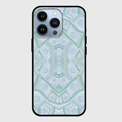 Чехол для iPhone 13 Pro Абстрактный узор калейдоскоп, пастельные приглушен, цвет: 3D-черный