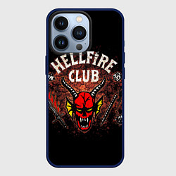 Чехол для iPhone 13 Pro Hellfire club, цвет: 3D-тёмно-синий