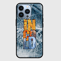 Чехол для iPhone 13 Pro IN COLD logo with ice, цвет: 3D-черный