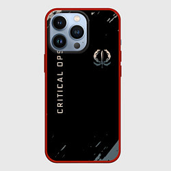 Чехол для iPhone 13 Pro CRITICAL OPS C-OPS, цвет: 3D-красный