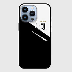 Чехол для iPhone 13 Pro Juventus маленькое лого, цвет: 3D-черный