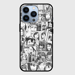Чехол для iPhone 13 Pro Руки прочь от кинокружка паттерн, цвет: 3D-черный