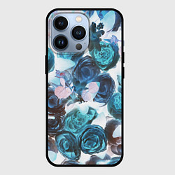 Чехол для iPhone 13 Pro Rose X-Ray, цвет: 3D-черный