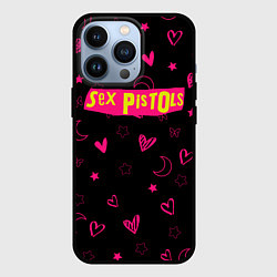 Чехол для iPhone 13 Pro Sex Pistols Секс Пистолз, цвет: 3D-черный