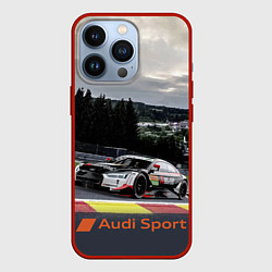 Чехол для iPhone 13 Pro Audi Sport Racing team Ауди Спорт Гоночная команда, цвет: 3D-красный