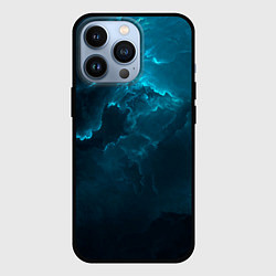 Чехол для iPhone 13 Pro Облака и звезды, цвет: 3D-черный