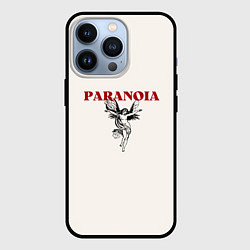 Чехол для iPhone 13 Pro Paranoia дизайн с ангелом, цвет: 3D-черный