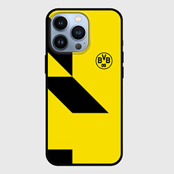 Чехол для iPhone 13 Pro Фк боруссия - fc borussia logo, цвет: 3D-черный