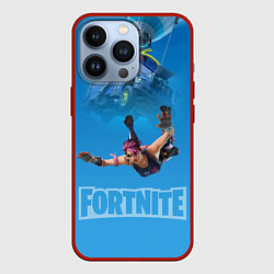 Чехол для iPhone 13 Pro Fortnite Vintage Ramirez Персонаж десантирование и, цвет: 3D-красный