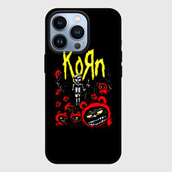 Чехол для iPhone 13 Pro KoЯn - Korn, цвет: 3D-черный