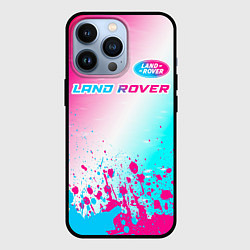 Чехол для iPhone 13 Pro Land Rover Neon Gradient, цвет: 3D-черный
