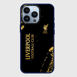 Чехол для iPhone 13 Pro Liverpool гранж, цвет: 3D-тёмно-синий