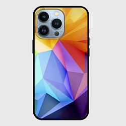 Чехол для iPhone 13 Pro Зд радуга, цвет: 3D-черный