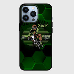 Чехол для iPhone 13 Pro Велосипедист sport, цвет: 3D-черный