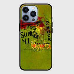 Чехол для iPhone 13 Pro Chuck - Sum 41, цвет: 3D-черный