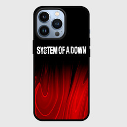 Чехол для iPhone 13 Pro System of a Down Red Plasma, цвет: 3D-черный