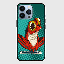 Чехол iPhone 13 Pro Странная красная лягушка