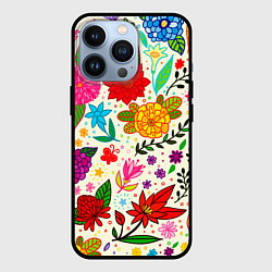 Чехол для iPhone 13 Pro MULTI-COLORED VARIETY OF COLORS, цвет: 3D-черный