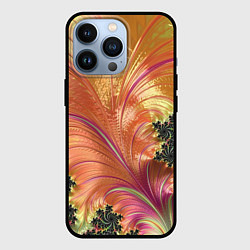 Чехол для iPhone 13 Pro Фрактальный динамичный паттерн, цвет: 3D-черный