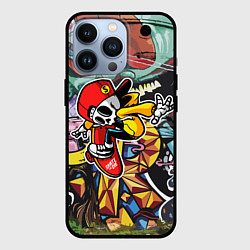 Чехол для iPhone 13 Pro Cool skater, цвет: 3D-черный