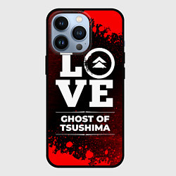Чехол для iPhone 13 Pro Ghost of Tsushima Love Классика, цвет: 3D-черный