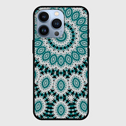 Чехол для iPhone 13 Pro Этнический узор Мандала, цвет: 3D-черный