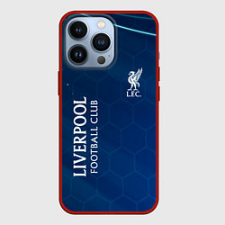 Чехол для iPhone 13 Pro Liverpool Соты Абстракция, цвет: 3D-красный