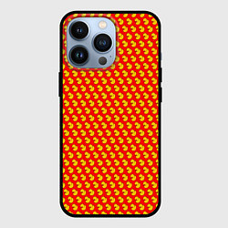 Чехол для iPhone 13 Pro Ути ути-пути Красный, цвет: 3D-черный