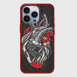 Чехол iPhone 13 Pro Механическое сердце стимпанк