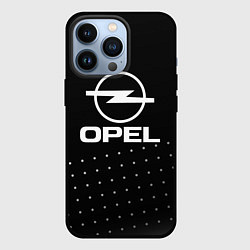 Чехол для iPhone 13 Pro Opel Абстракция кружочки, цвет: 3D-черный