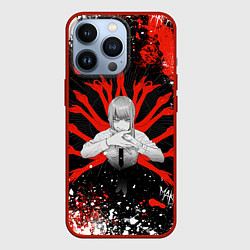 Чехол для iPhone 13 Pro Макима : Человек-бензопила, цвет: 3D-красный