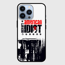 Чехол для iPhone 13 Pro Green day american idiot - rock, цвет: 3D-черный