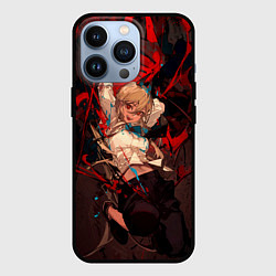 Чехол для iPhone 13 Pro Паэур - Человек-бензопила, цвет: 3D-черный