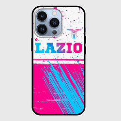 Чехол iPhone 13 Pro Lazio neon gradient style: символ сверху