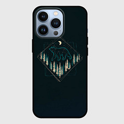 Чехол для iPhone 13 Pro Созвездие медведицы, цвет: 3D-черный