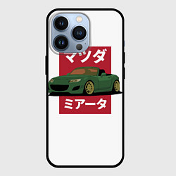 Чехол для iPhone 13 Pro Mazda MX-5 NC Japanese Style, цвет: 3D-черный
