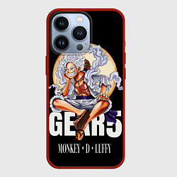 Чехол для iPhone 13 Pro Монки Д Луффи 5 гир - One Piece, цвет: 3D-красный