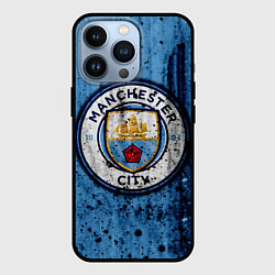 Чехол для iPhone 13 Pro Манчестер Сити Лого, цвет: 3D-черный