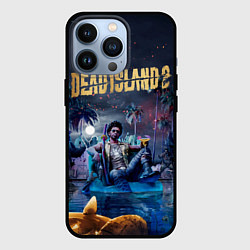 Чехол для iPhone 13 Pro Dead island 2 герой в ночи, цвет: 3D-черный