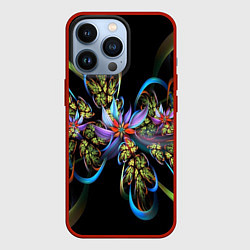 Чехол для iPhone 13 Pro Необычный абстрактный узор, цвет: 3D-красный