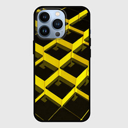 Чехол для iPhone 13 Pro Желтые ступеньки, цвет: 3D-черный