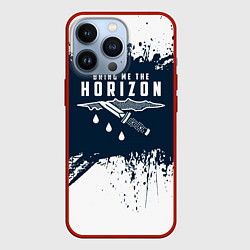 Чехол для iPhone 13 Pro Bring Me the Horizon рана, цвет: 3D-красный