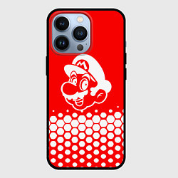 Чехол для iPhone 13 Pro Super Mario - абстракция, цвет: 3D-черный