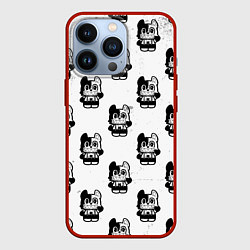 Чехол для iPhone 13 Pro Глейпнир узор арт, цвет: 3D-красный