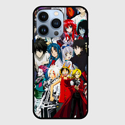 Чехол для iPhone 13 Pro Все аниме персонажи, цвет: 3D-черный