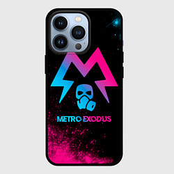 Чехол для iPhone 13 Pro Metro Exodus - neon gradient, цвет: 3D-черный