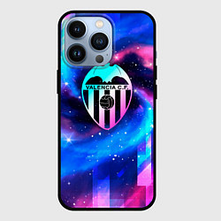 Чехол для iPhone 13 Pro Valencia неоновый космос, цвет: 3D-черный